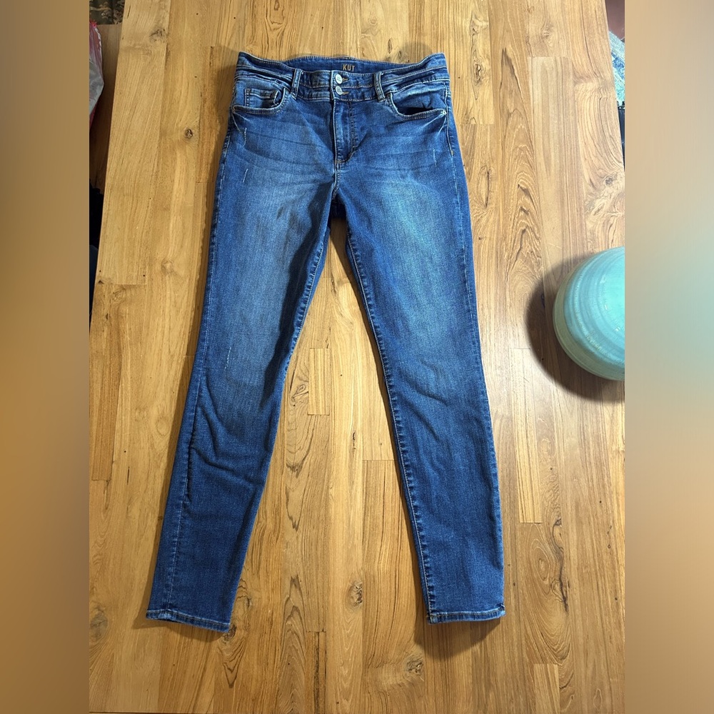 KUT From the Kloth Women’s High Rise Toothpick Skinny Jean size 10